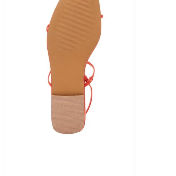Steve Madden Lynley Strappy Sandals - new without tags red orange - Picture 2 of 2